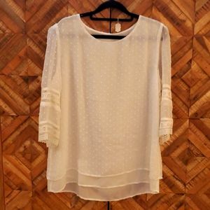 White Shirt with lace